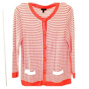 Talbots Striped Cardigan
